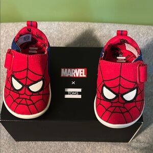 Toms Marvel Spider-Man Red Baby Shoes